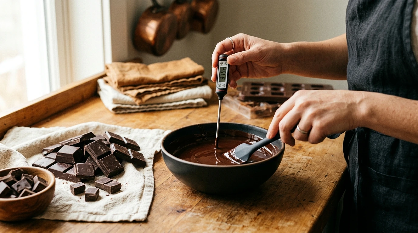 Guide du chocolat — étape en cours
