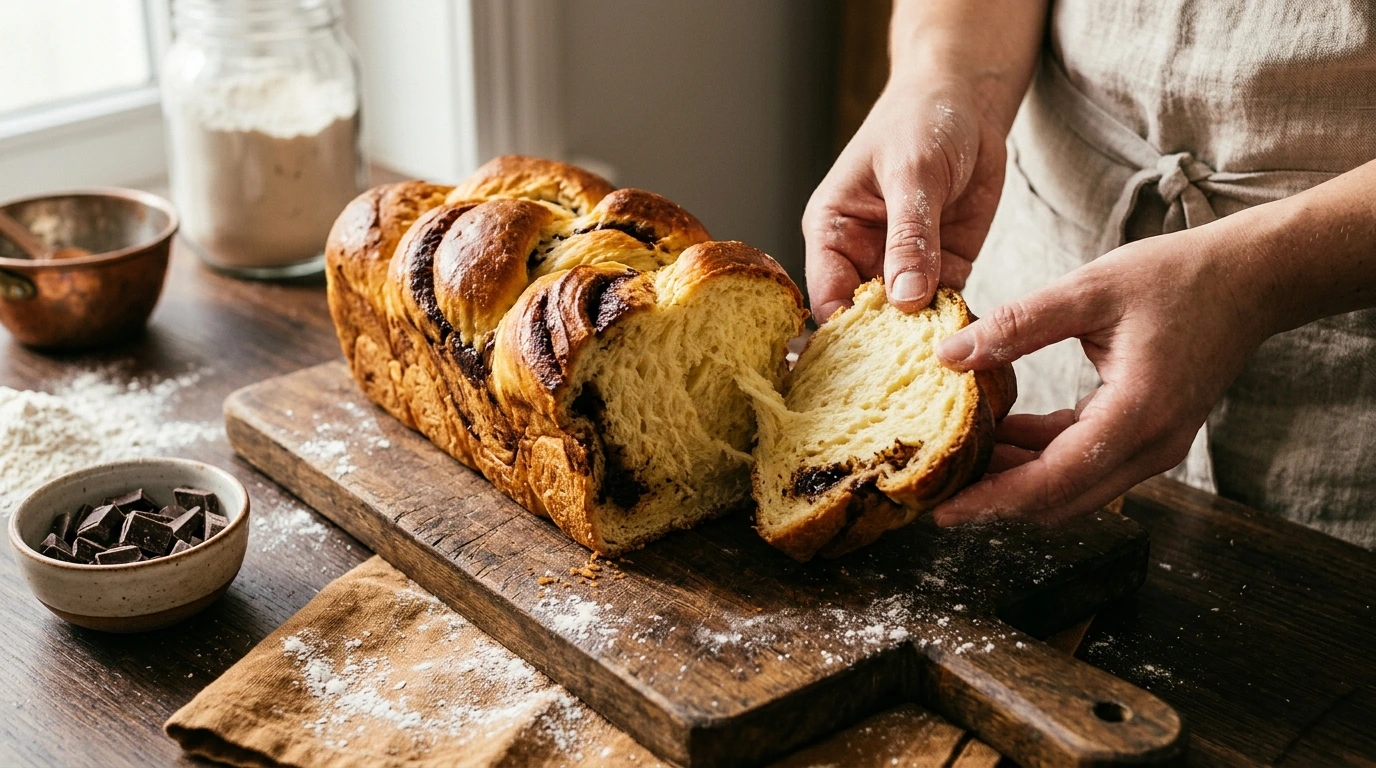 Brioche maison — étape en cours