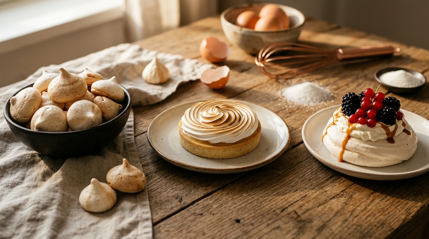 Comprendre et réussir les 3 meringues de base