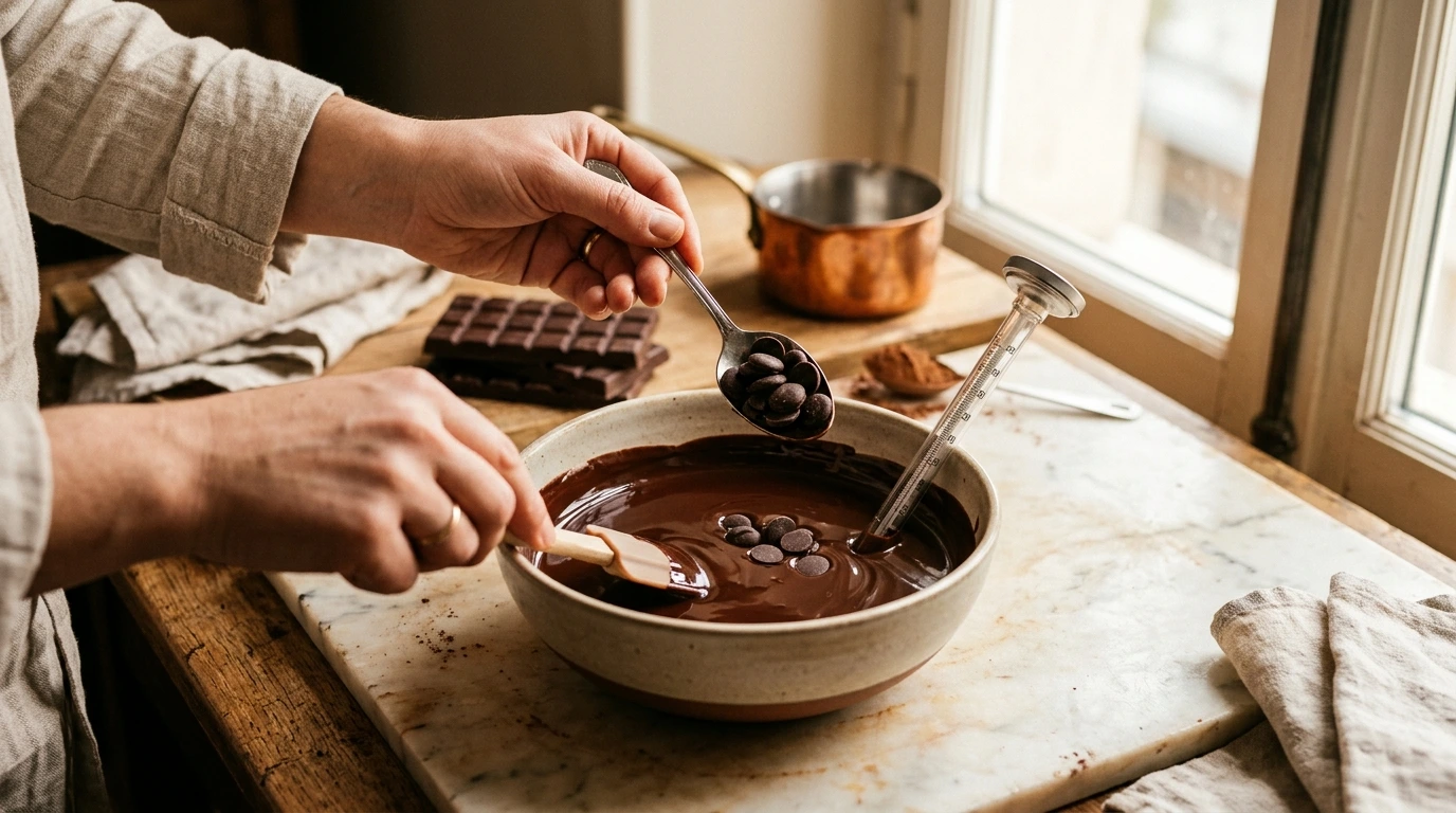 Le Tempérage du Chocolat : La méthode de l'ensemencement