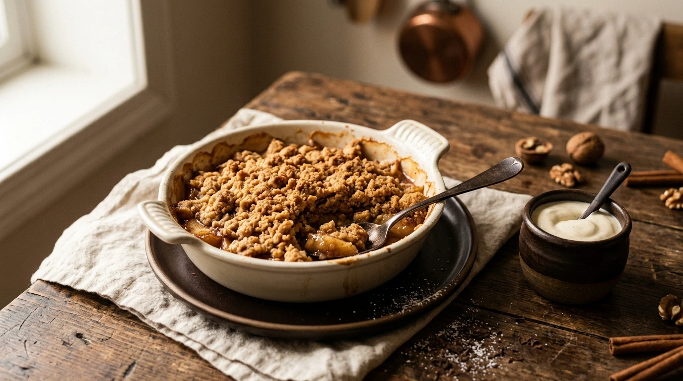 Crumble aux pommes