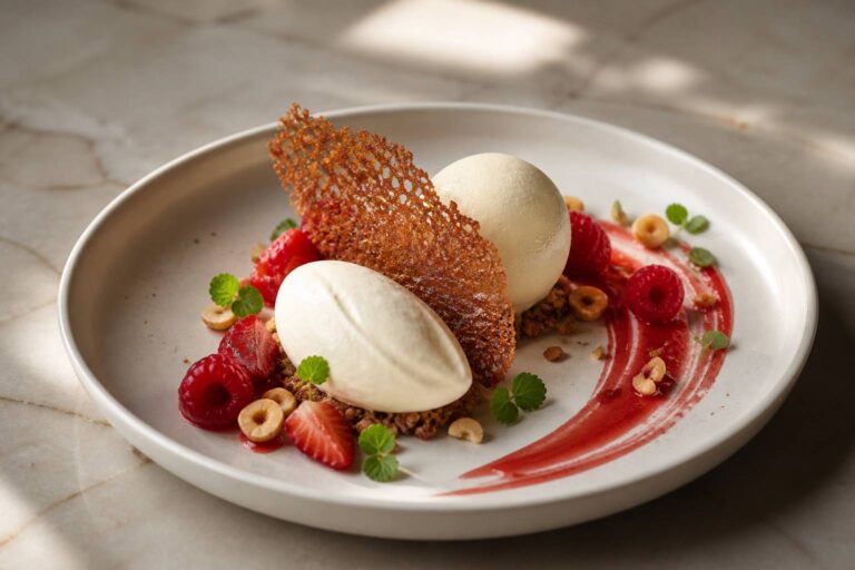 Délices présentés à l’assiette : l’art du dessert revisité