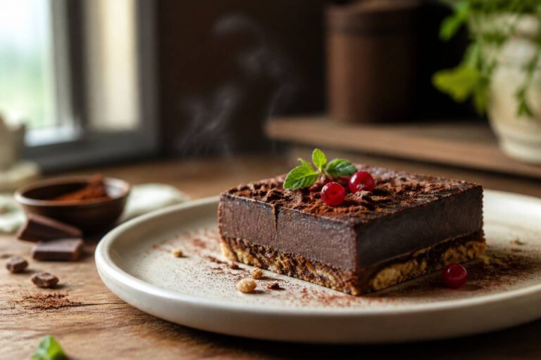 Délicieux gâteau au chocolat sans cuisson : simple, rapide et irrésistible !