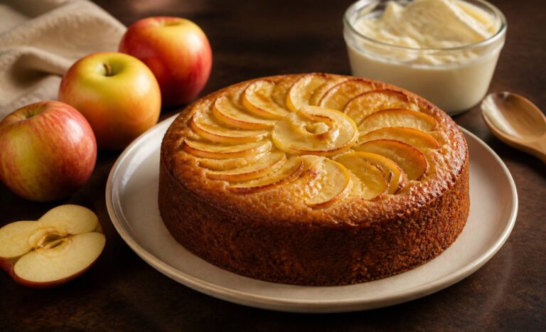 Délice moelleux aux pommes et mascarpone : la douceur d&rsquo;un gâteau irrésistible
