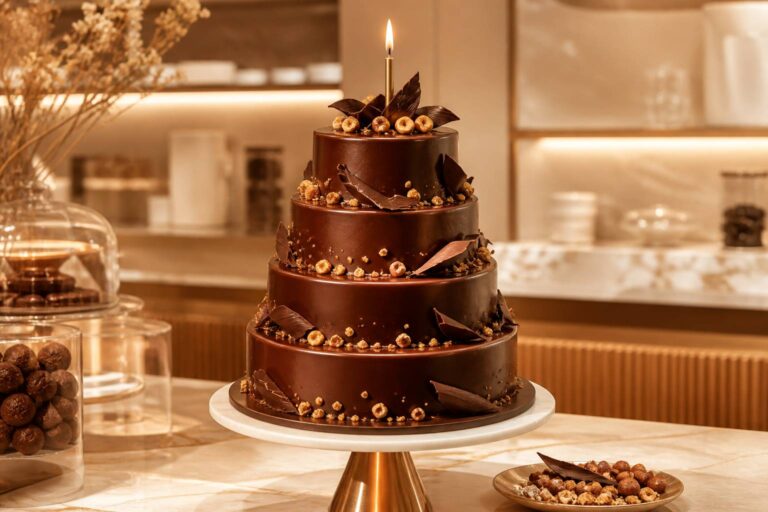 Layer cake ultra gourmand au Kinder pour un anniversaire réussi !