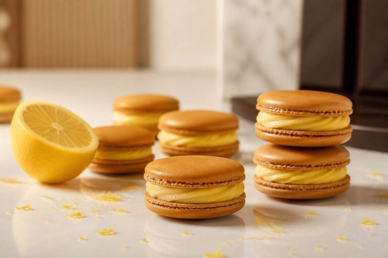Délices acidulés : La recette incontournable des macarons au citron