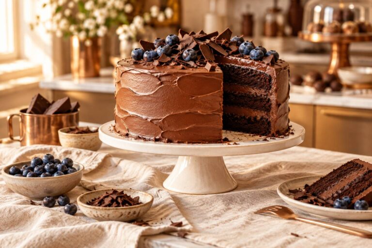 Gâteau en étages au chocolat : une douceur à partager