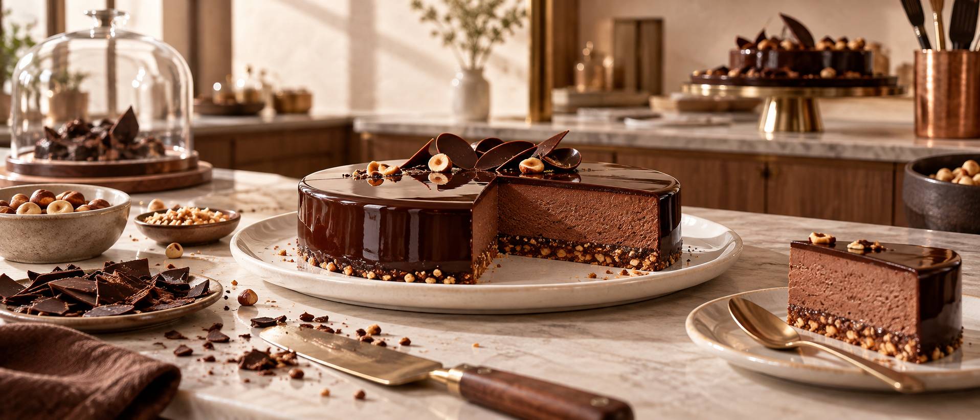 Illustration éditoriale du sujet : L'élégance du Royal au chocolat : un délice royal à savourer