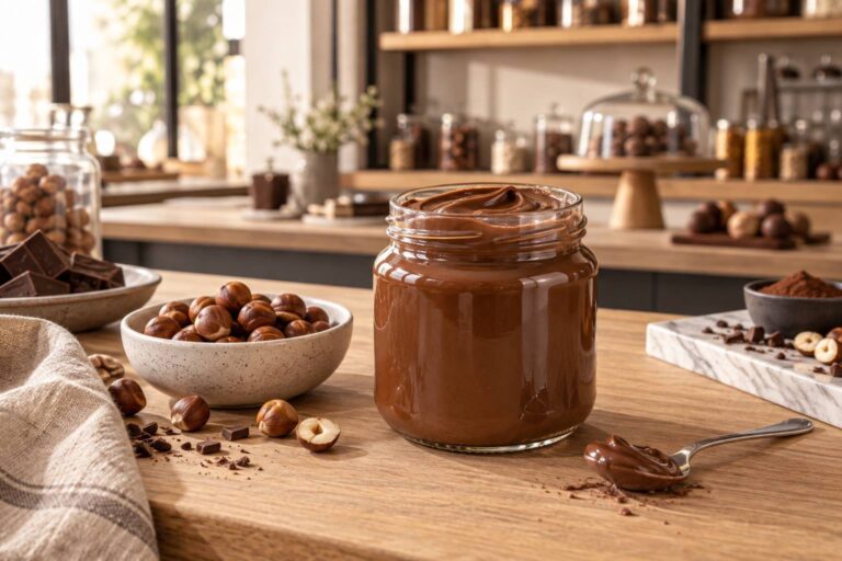 Recette gourmande : pâte à tartiner maison aux noisettes et chocolat